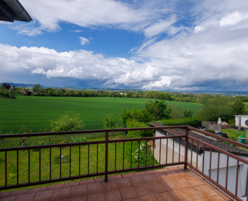 traumhafter Ausblick vom Balkon