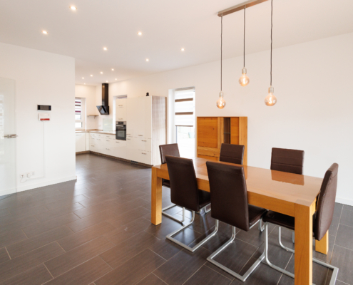 Küche und Essbereich