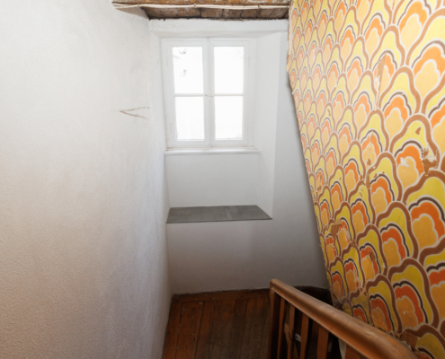 Treppenaufgang in den Wohnbereich