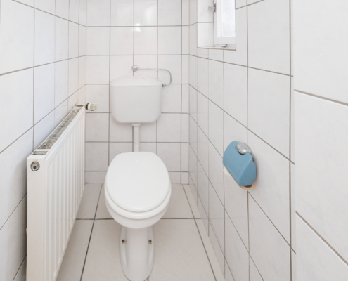 WC im hinteren Bereich