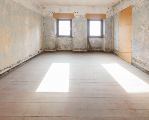 potentielles Schlaf- oder Wohnzimmer