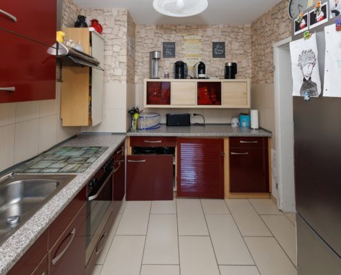 Küche mit viel Staufläche