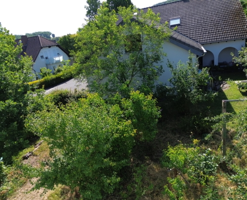 seitliche Ansicht Grundstück